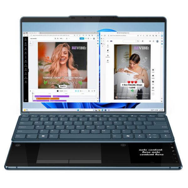 Lenovo Yoga Book 9 Gen 9 13IMU9 Intel Evo Core Ultra 7 155U/16GB/1TB SSD/13.3" OLED Táctil Reacondicionado