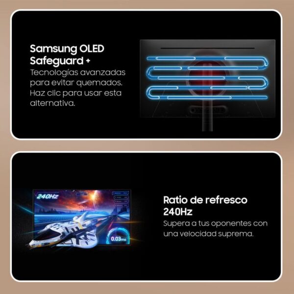Samsung Odyssey OLED G8 LS32FG816SUXEN 32" QD-OLED UltraHD 4K 240Hz 0.03ms HDR400 FreeSync Premium Pro Reacondicionado