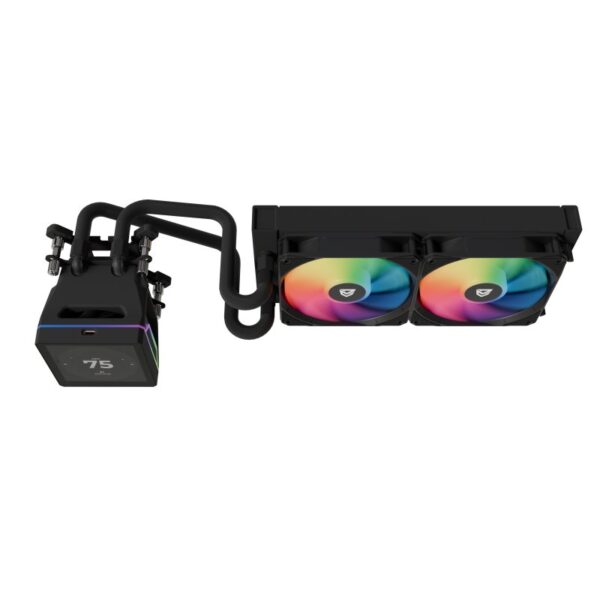 Nfortec Sedna 240 ARGB Kit Refrigeración Líquida con Pantalla LCD 4'' Personalizable Negro