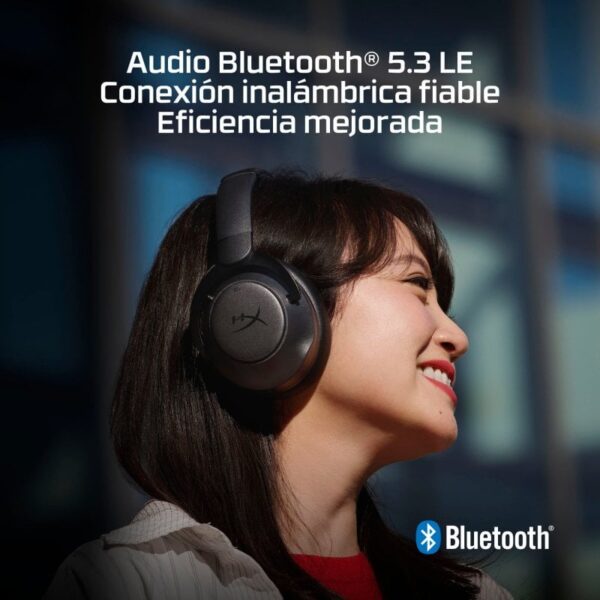HyperX Cloud MIX 2 Auriculares Gaming Inalámbricos Bluetooth con Cancelación de Ruido Negros Reacondicionado