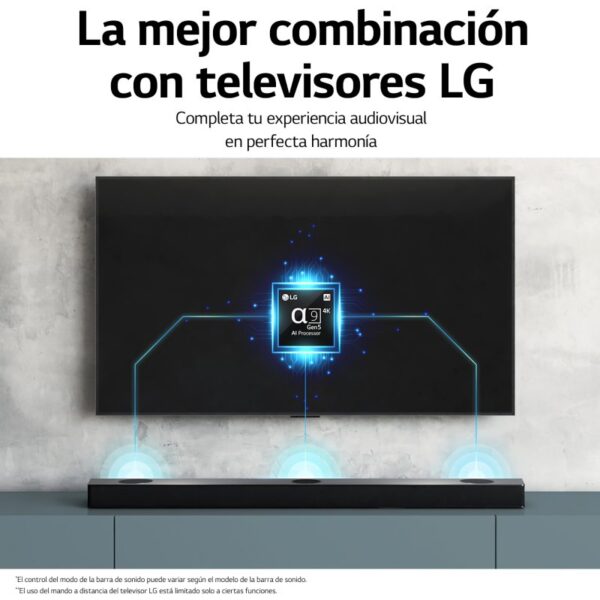 LG S80QY Barra de Sonido 3.1.3 480W Reacondicionado