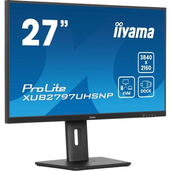 Iiyama ProLite XUB2797UHSNP-B1 27" LED IPS UltraHD 4K RJ-45 KVM y USB-C Reacondicionado