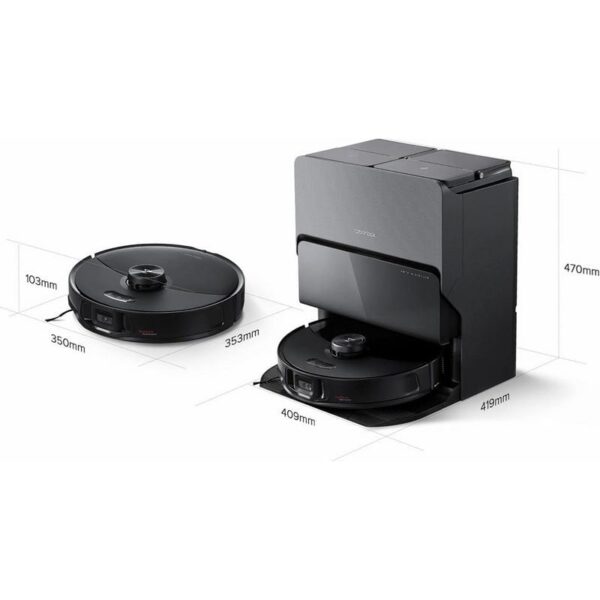 Roborock S8 MaxV Ultra Robot Aspirador y Friegasuelos con Base de Vaciado Automático Negro