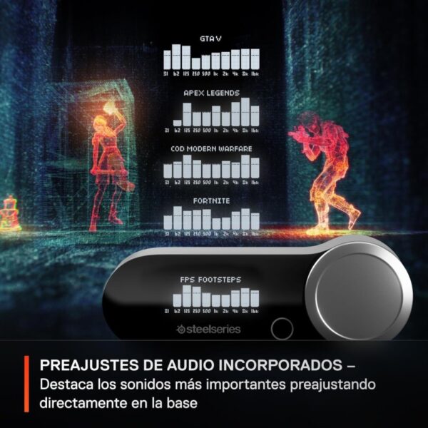 SteelSeries Arctis Nova Pro Wireless Auriculares Gaming Inalámbricos Cancelación de Ruido Blancos Reacondicionado