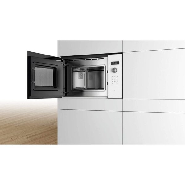 Bosch Serie 6 BFL524MW0 Microondas Integrable con Grill 20L 800W Blanco Reacondicionado