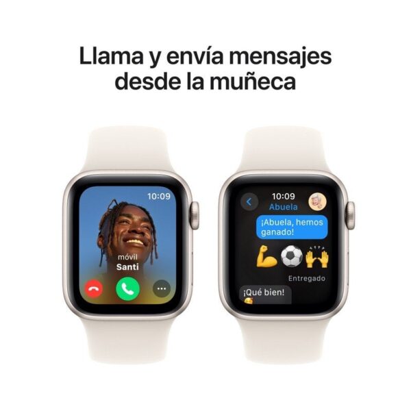 Apple Watch SE GPS 40mm Caja de Aluminio Blanco Estrella con Correa Deportiva Blanco Estrella M/L Reacondicionado
