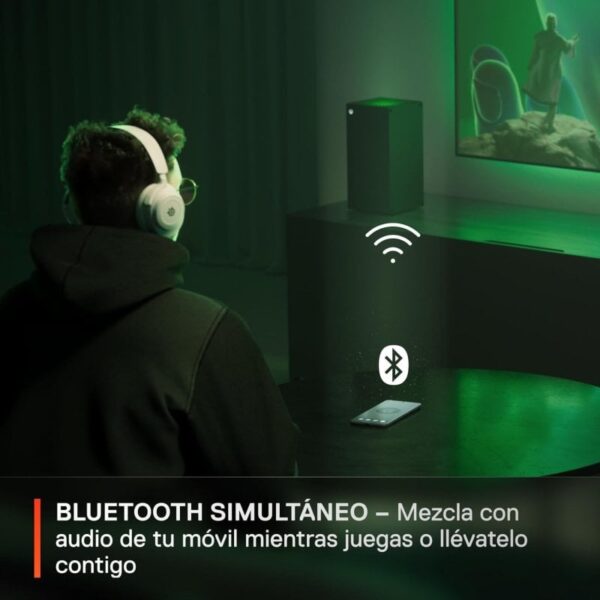 SteelSeries Arctis Nova 7X Auriculares Gaming Inalámbricos Bluetooth Blancos Reacondicionado