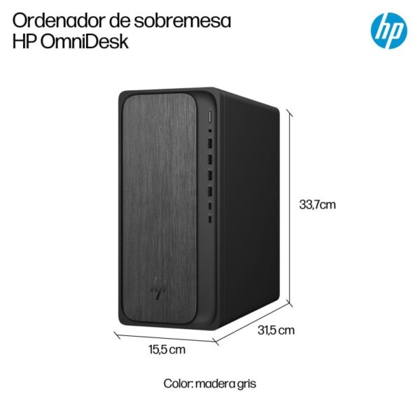 HP OmniDesk Desktop M02-0004ns AMD Ryzen 5 8500F/16GB/1TB SSD Reacondicionado