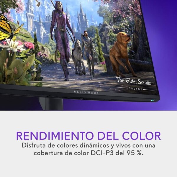 Dell Alienware AW2725QF 27" LED IPS UltraHD 4K 180Hz Altura Ajustable HDR 600 G-SYNC Compatible Reacondicionado