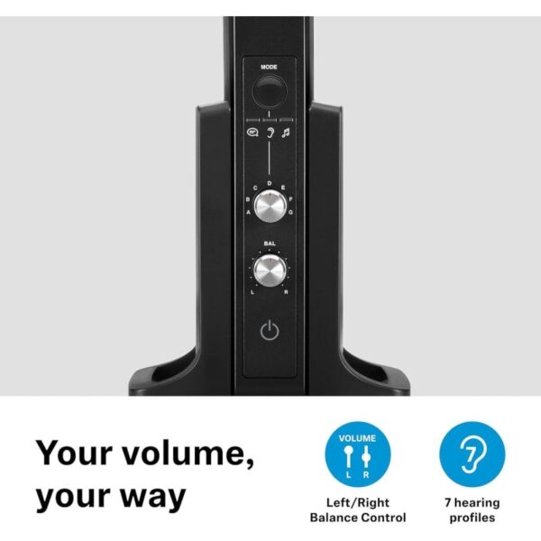 Sennheiser RS 195 Auriculares Inalámbricos Especializados para TV Digital Negros Reacondicionado