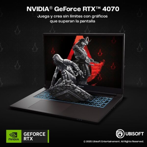 PcCom Revolt 4070 Intel Core i9-14900HX 17.3"/32GB/2TB SSD/RTX 4070/ Assassins Shadows II/ Windows