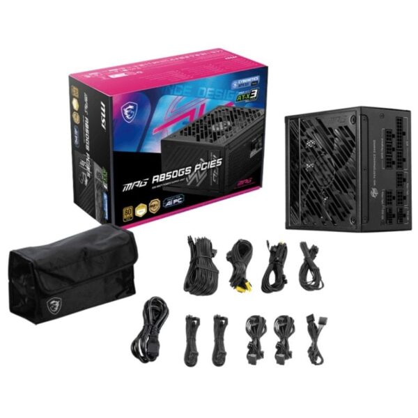 MSI MPG A850GS PCIE5 ATX 3.1 PCIe 5.1 850W 80 Plus Gold Modular Reacondicionado