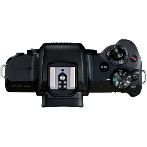 Canon M50 Mark II 24.1MP WiFi Negra + Objetivo 15-45mm F3.5-6.3 IS STM Reacondicionado