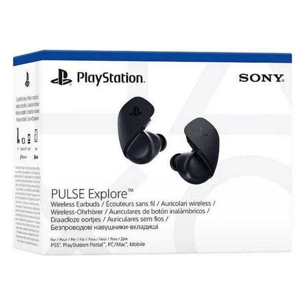Sony PULSE Explore Auriculares de Botón Inalámbricos para PS5 Midnight Black Reacondicionado