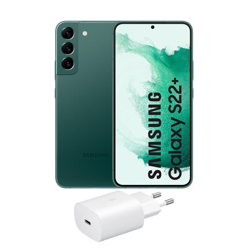 Samsung Galaxy S22 Plus 5G 256GB Verde Libre + Cargador 25W