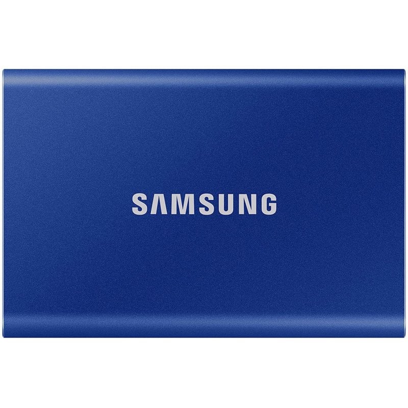 Samsung T7 2TB 3.2 Disco SSD Externo Portátil 1.050Mbs Azul Reacondicionado