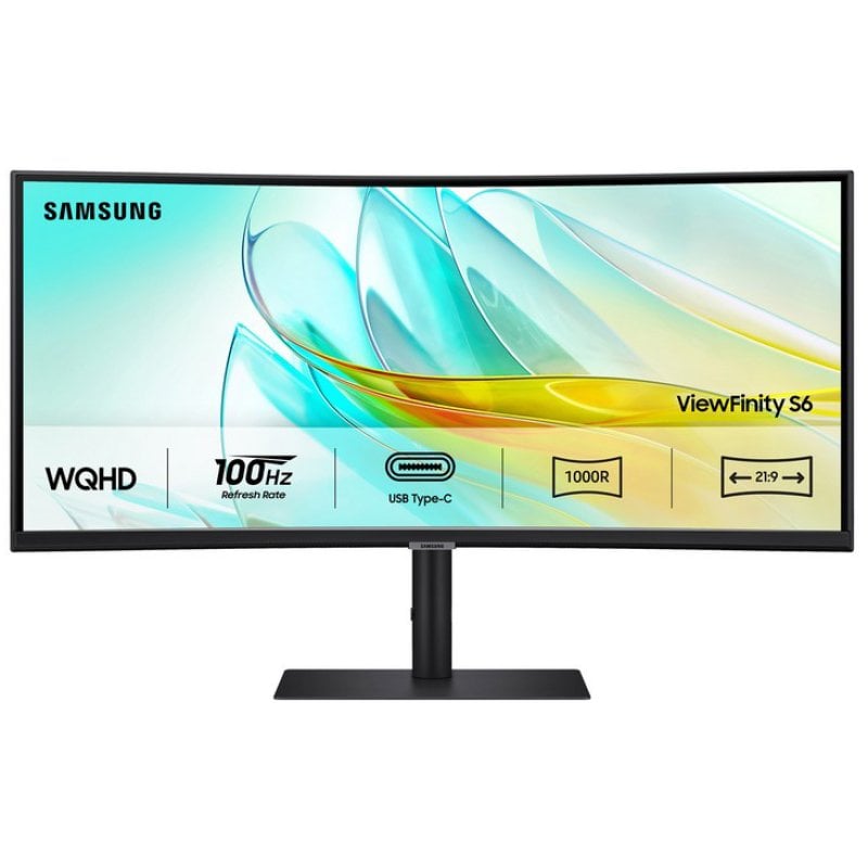 Samsung ViewFinity S65UC 34" LCD UltraWide WQHD 100Hz FreeSync USB-C Curva Reacondicionado