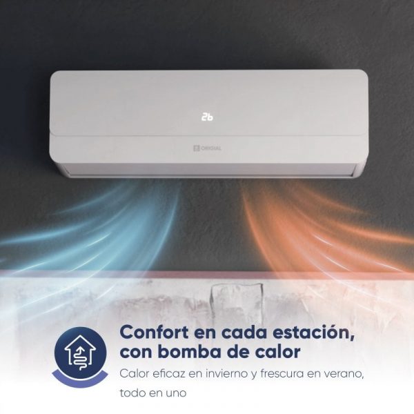 Origial Airnature 2250 WiFi Aire Acondicionado Split 1x1 con Bomba de Calor 2250 Frigorías Reacondicionado