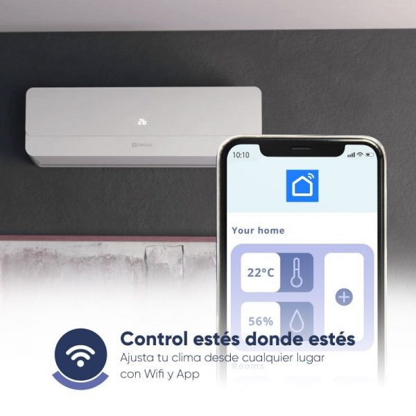 Origial Airnature 2250 WiFi Aire Acondicionado Split 1x1 con Bomba de Calor 2250 Frigorías Reacondicionado
