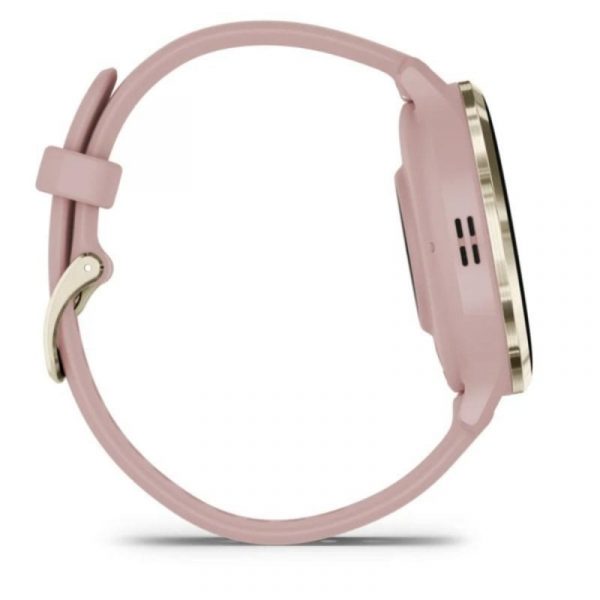 Garmin Venu 3S Reloj Smartwatch 41mm Bisel Acero Inoxidable Dorado con Correa de Silicona Rosa Oro Reacondicionado