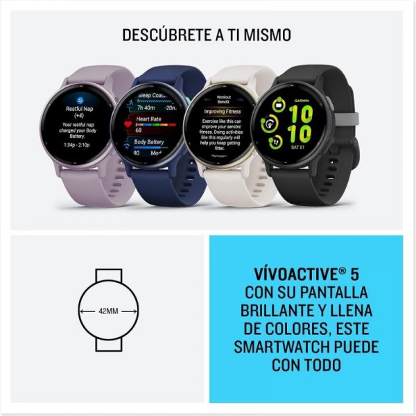 Garmin Vívoactive 5 Smartwatch 42mm Azul Reacondicionado