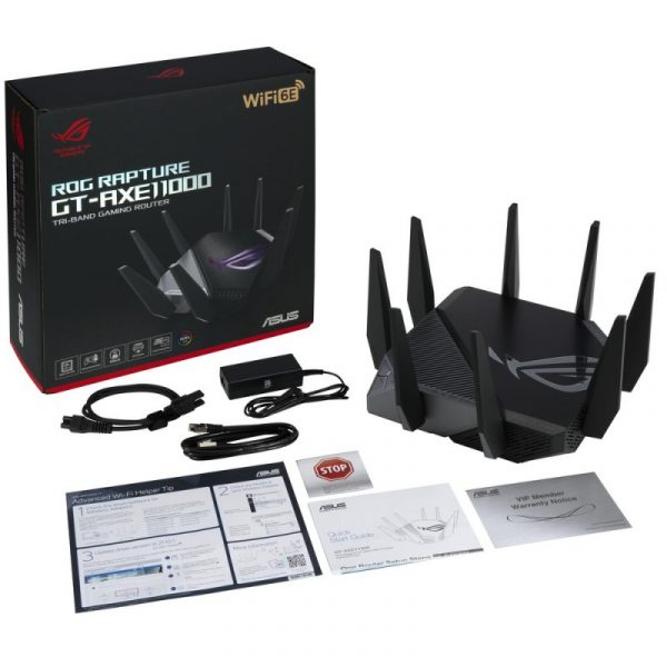 ASUS ROG Rapture GT-AXE11000 Router Gaming WiFi 6 AXE11000 TriBanda 2.5G Reacondicionado