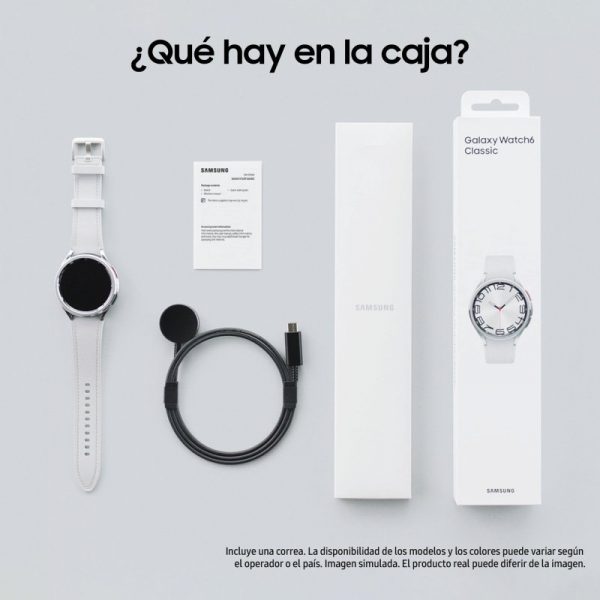 Samsung Galaxy Watch6 Classic LTE 47mm Plata Reacondicionado