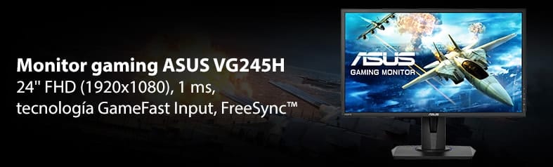 Asus vg245h monitor gaming con freesync