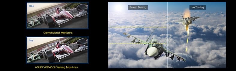 Asus vg245q gaming con FreeSync