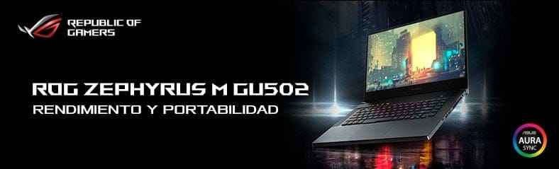 Asus Zephyrus M. Rendimiento y Portabilidad.