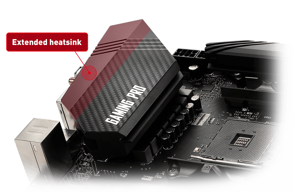 MSI B450 Gaming Pro Carbon AC Thermal Solution