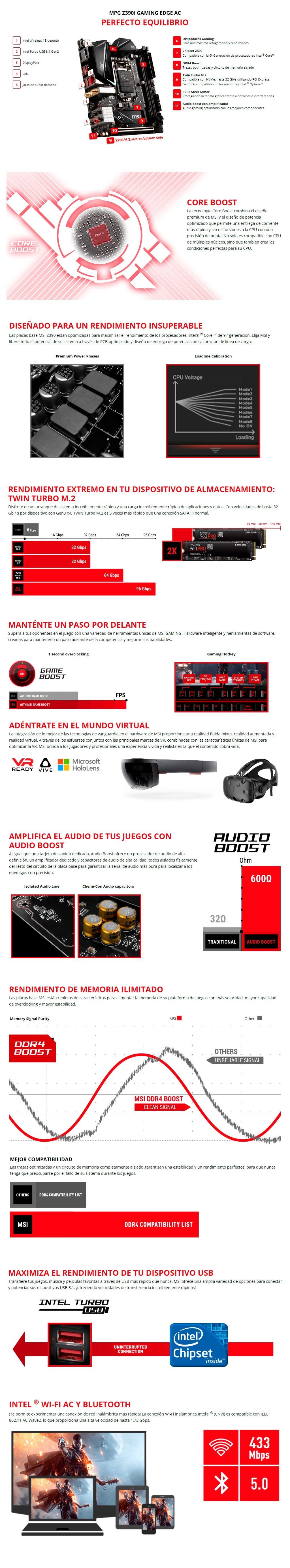 MPG MSI Z390i Gaming Edge AC